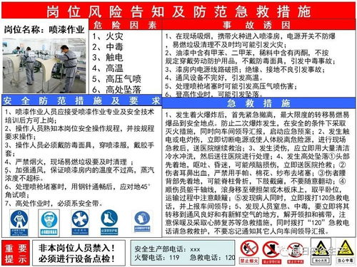 復(fù)產(chǎn)復(fù)工企業(yè)崗位風(fēng)險告知卡制作指南 交通及公共管理用金屬標牌制造